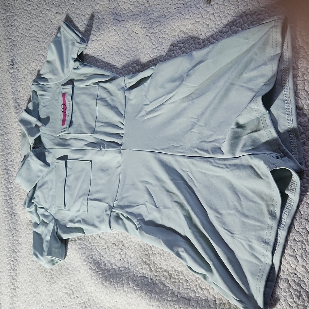 UNAMED Size Medium Spandex Romper in Grey/ Pink